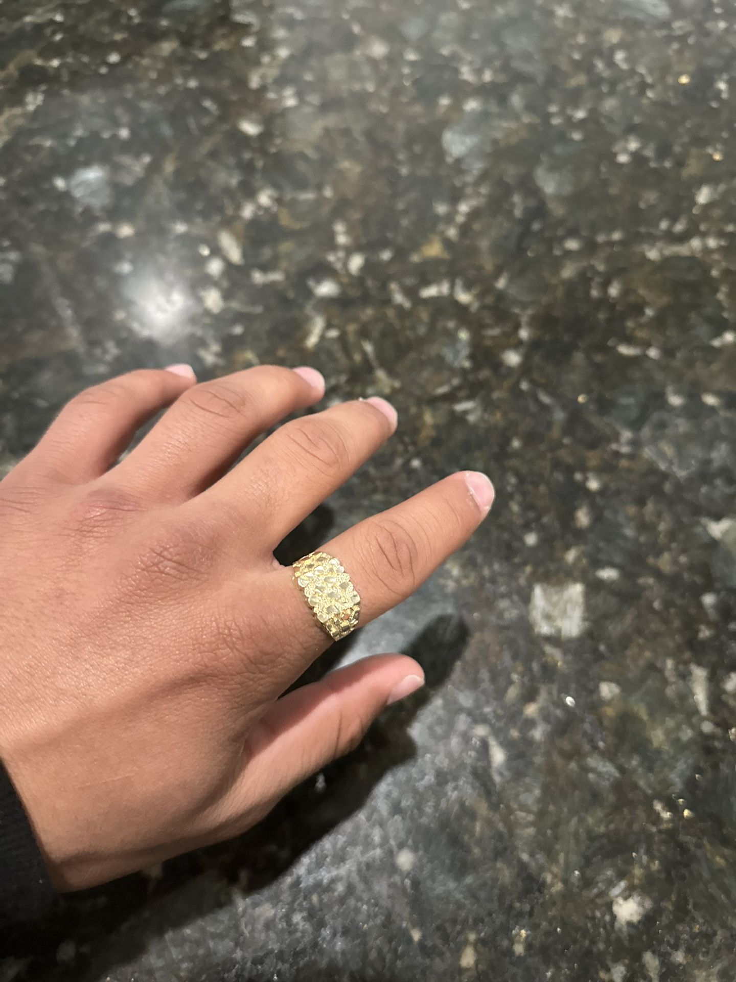 Gold Nugget Ring