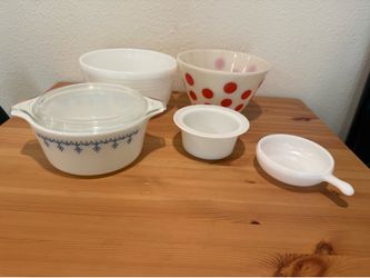 Various Pyrex, Fire King