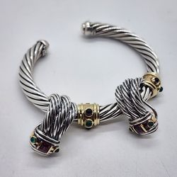 David Yurman Bracelet and Earrings