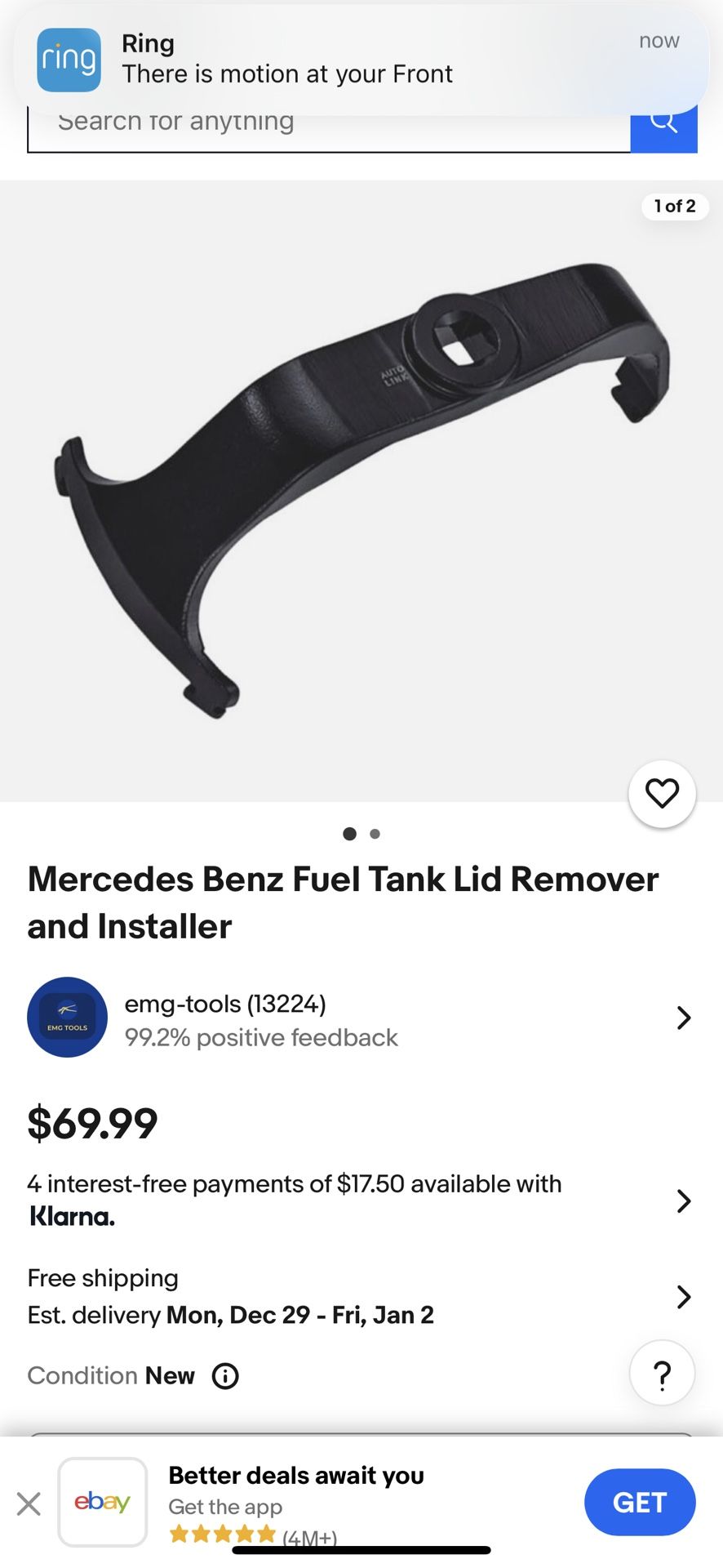 Mercedes Benz Fuel Tank Lid Remover And Installer