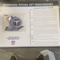 Titans 10 Anniversary Patch