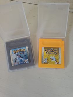 Pokemon Gameboy Yellow & Silver