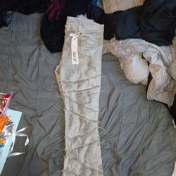 Stacked Flare Jeans Mens 