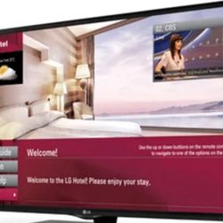 LG 42-inch TV with TV wall mount 
