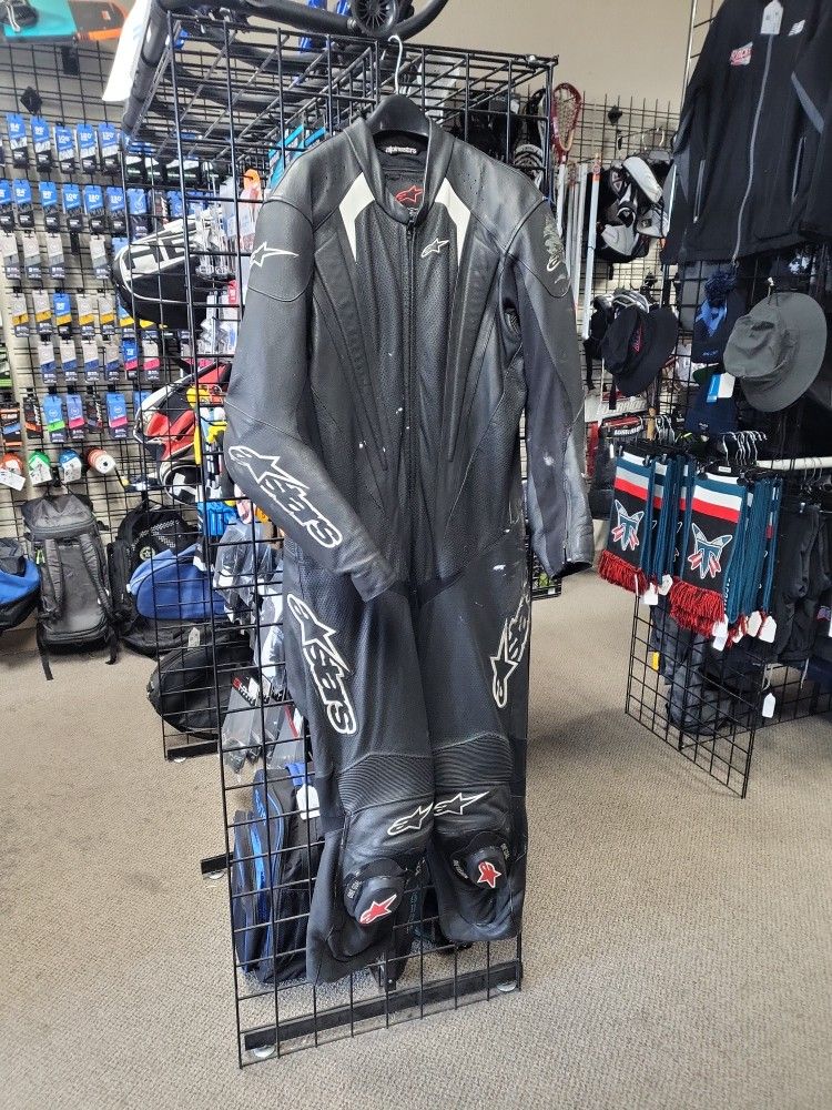 Used Alpinestars Trigger Full Body Leather Suit