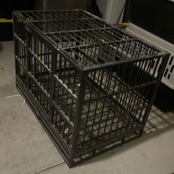 Heavy duty large dog cage
