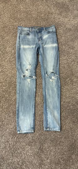 size 32 blue jeans
