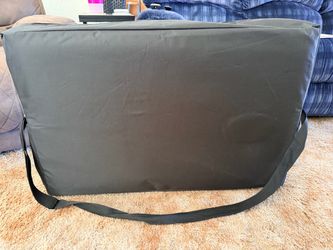 Black portable massage table