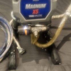 Graco Magnum X5 Paint Sprayer.  Stored Inside 