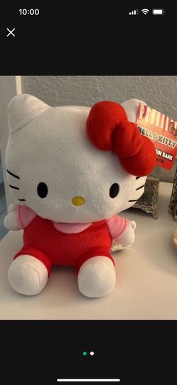 New Hello Kitty Plush Bank 