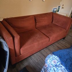 Burnt Orange Couch