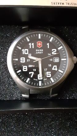 Swiss army needs battery and band