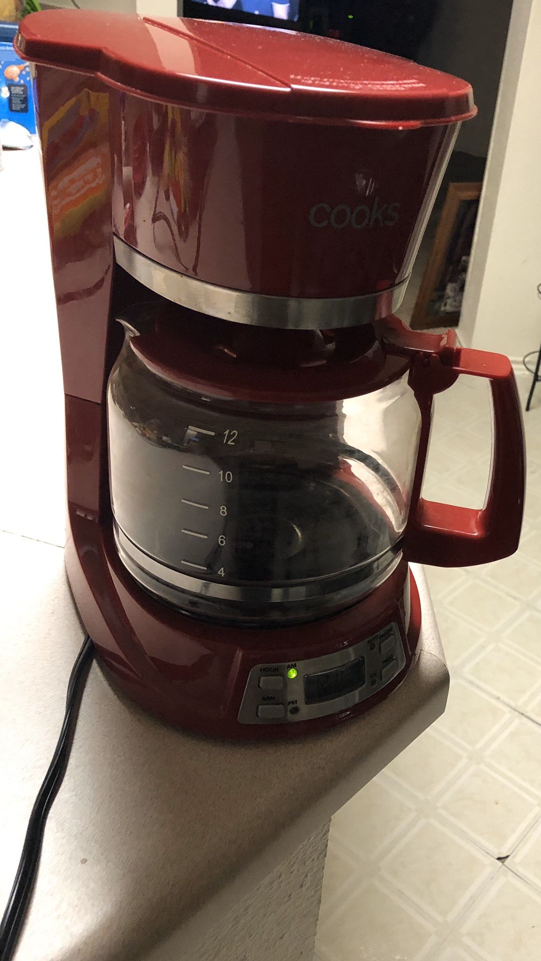 Coffee maker cooks