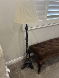 Vintage ornate victorian floor lamp
