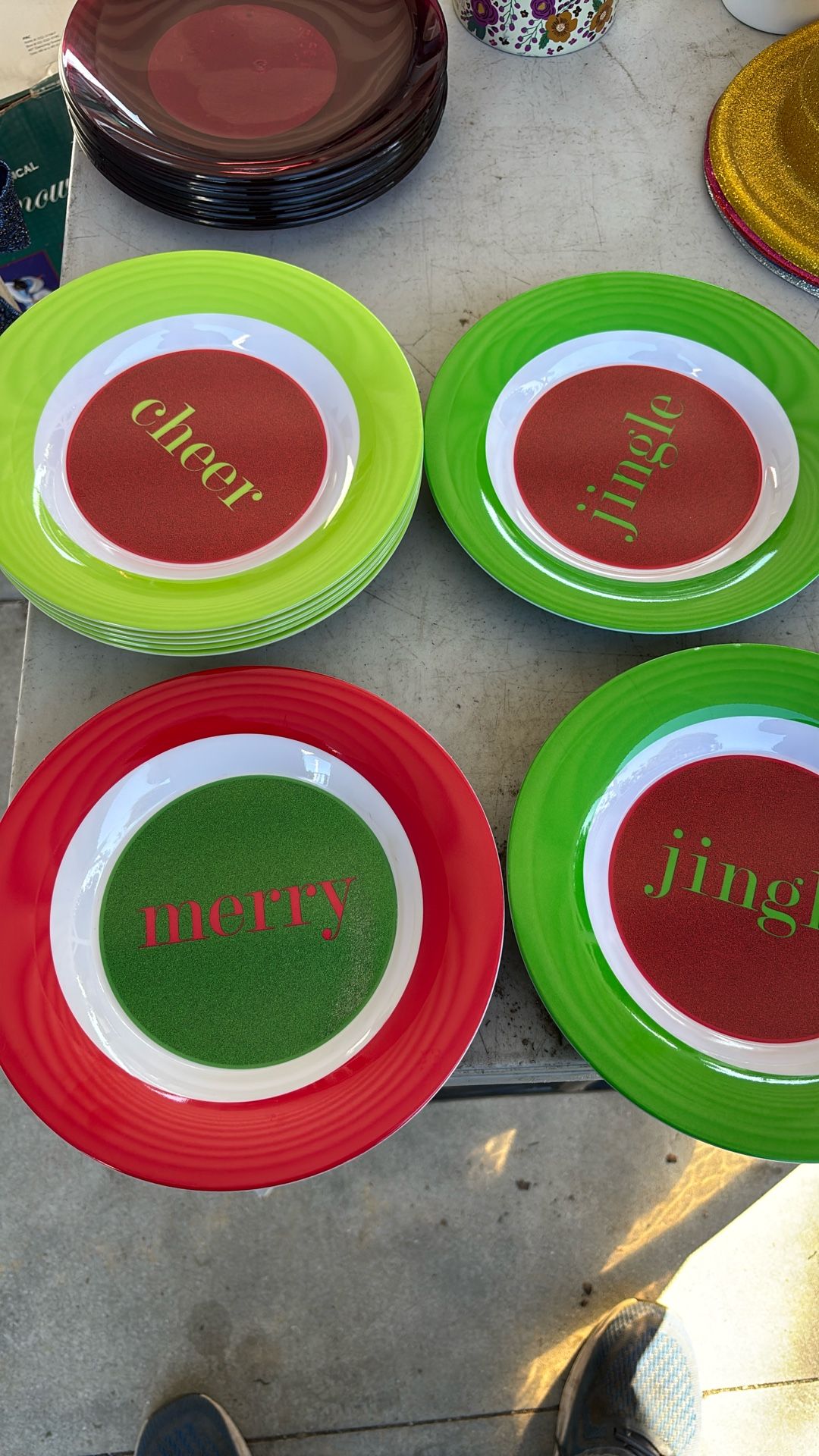 Eight 8” Plates All For $6.00
