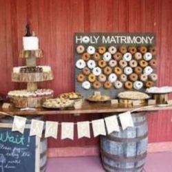 Wedding Donut Board