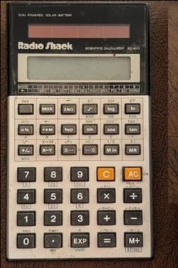 solar powered scientific calculator