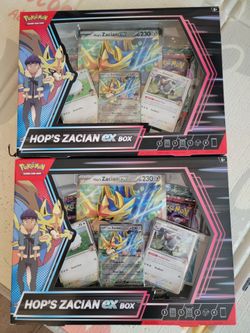 Pokemon hops zacian ex boxes. (1 box left)