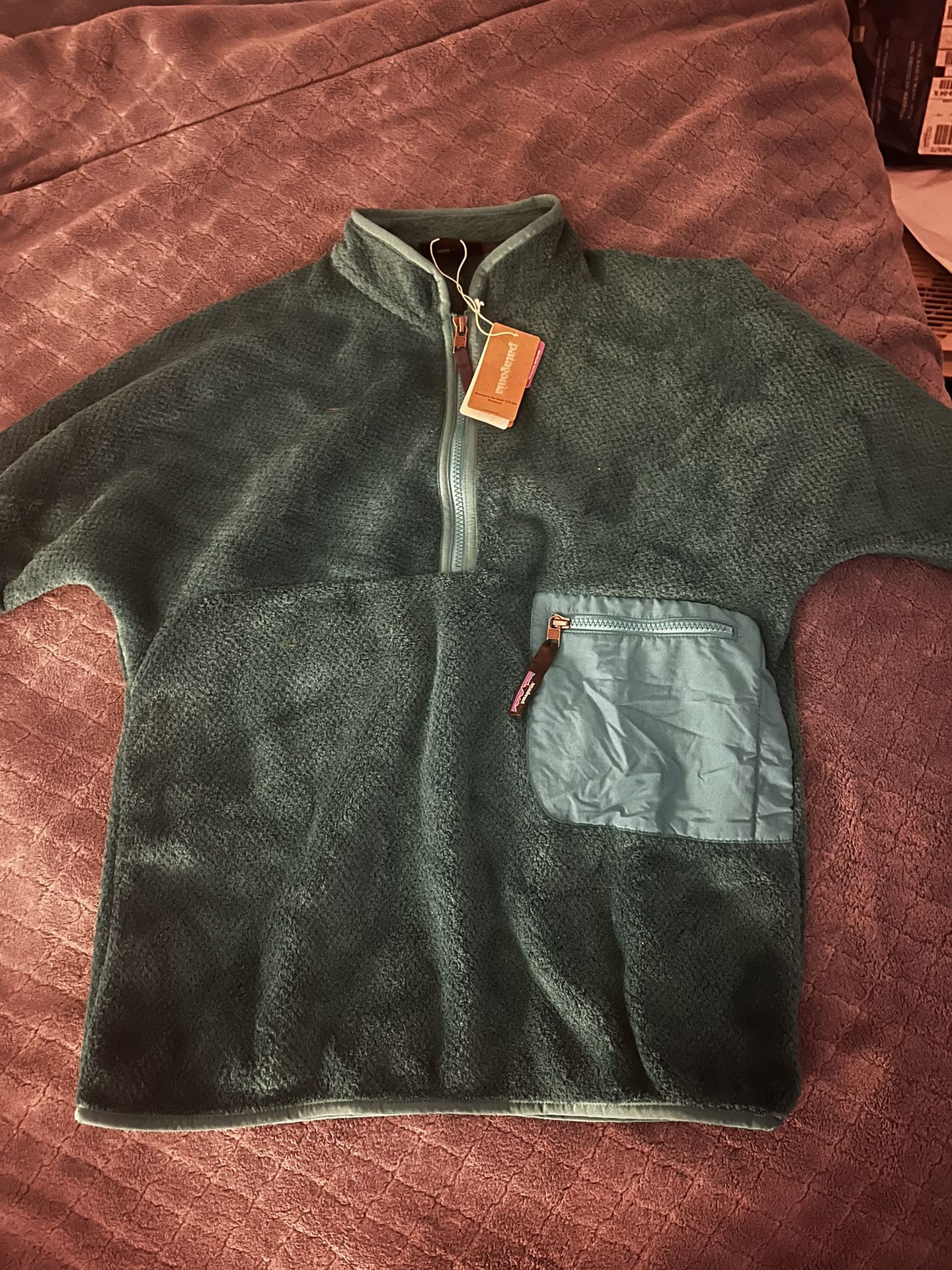 Brand New Zip Up Patagonia Sweater 