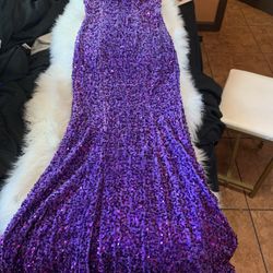 Vestido Largo Muy Bonito Size 6