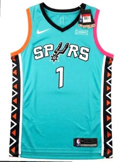 Nike Victor Wembanyama #1 San Antonio Spurs Fiesta Limited Edition Jersey