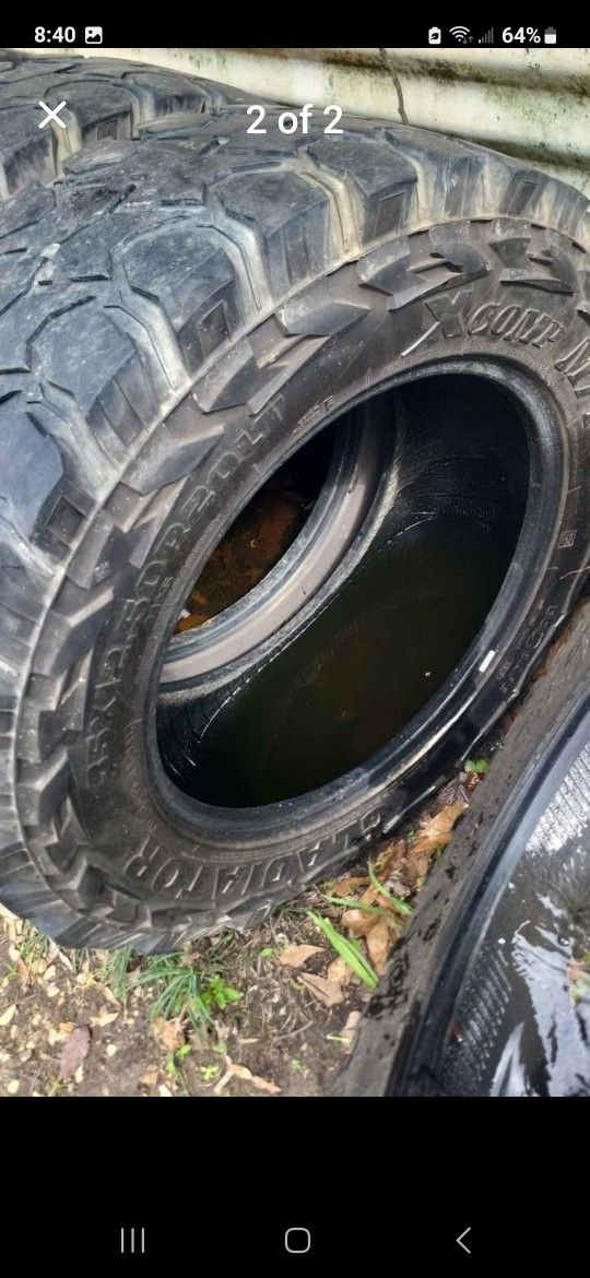 3tx12.50R20 GLADIATOR X COMP M/Ts (2 TIRES)