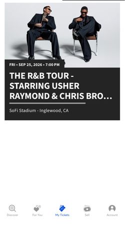Chris brown & usher concert