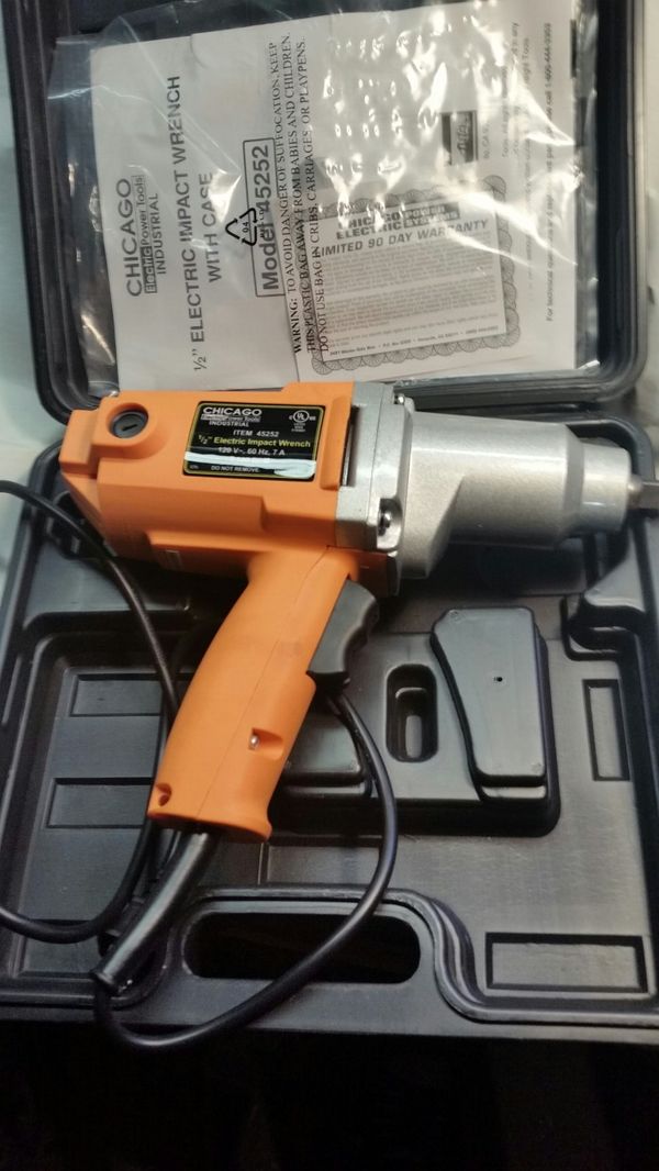 Never Used Chicago Electric 1 2in Impact Wrench For In Port Never Used Chicago Electric 1 2in Impact Wrench