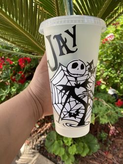 Jack Skellington / Nightmare Before Christmas Custom Starbucks Cup