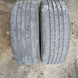 215/55R18 BRIDGESTONE DUELER PAIR OF TIRES 