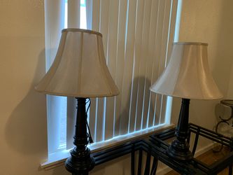 2 large lamps