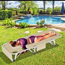 5 Position Poolside, Tanning & Camping Bed 