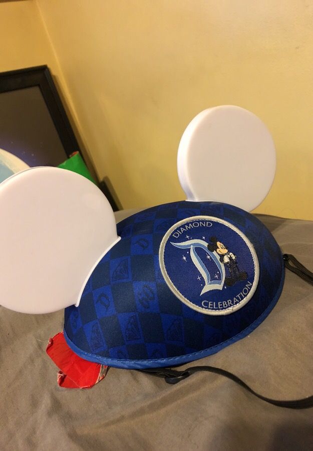 Disneyland Diamond Celebration Mickey Ears Hat