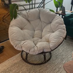 Light Gray Papasan Chair