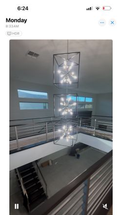 3 Cube Chandelier