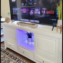 White Tv Stand 