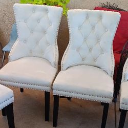White Dining Chairs 