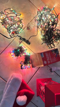 Christmas party tree decoration lights