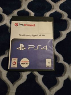 PS4 Final Fantasy Type-0 HD Game