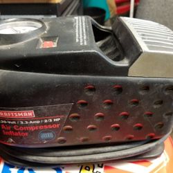 Craftsman air compressor inflator portable
