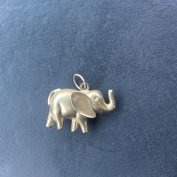 14k Elephant Pendant