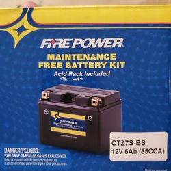 New/unused 100% Charged Battery