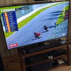 LG 75” With Vizio Sound Bar Included