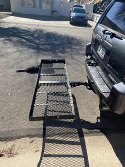 Haul-Master:750lb cap. Folding Cargo Carrier
