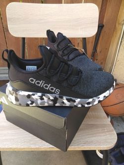 Adidas Black Sneakers with Camo Sole