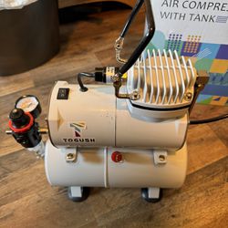 Air Compressor With Tank/Airbrush 