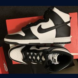 Dunk High Panda Black White sz 10M | BNdS