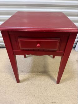 Wooden End Table