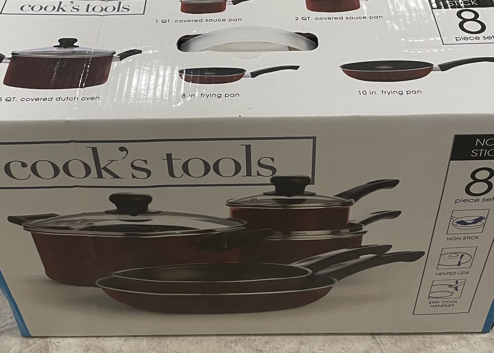 Cooking Ware Set (8 Piece Set) Brand New