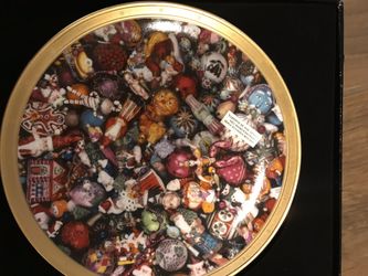 Six Christopher Radko 1997 Kaleidescope # plates.